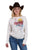 Roper Womens Boxy Fit Farm Multi-Color Poly/Rayon Sweatshirt