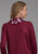 Roper Womens Comy Cowl Neck Jersey Wine Poly/Spandex Pullover Sweater