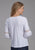 Roper Womens Crochet Bishop Sleeves White 100% Cotton L/S Blouse