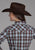 Roper Womens 2169 Horseshoe Dobby Brown 100% Cotton L/S Shirt