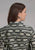 Roper Womens 2182 Santa Fe Aztec Black 100% Cotton L/S Shirt