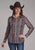 Roper Womens 2178 Winter Aztec Black 100% Cotton L/S Shirt
