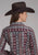 Roper Womens 2178 Winter Aztec Black 100% Cotton L/S Shirt