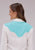 Roper Womens Curvy Fancy Yokes Cream/Blue 100% Rayon L/S Shirt