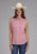 Roper Womens 2500 Saltillo Foulard Rust 100% Cotton S/L Blouse