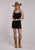 Roper Womens Microsuede Tank Black 100% Polyester S/L Dress