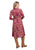 Roper Womens Paisley Bandana Raspberry 100% Rayon L/S Dress