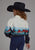 Roper Kids Girls 2202 Western Border Black 100% Rayon L/S Shirt
