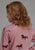 Roper Kids Girls 2203 Wild Horses Pink 100% Rayon L/S Shirt