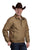 Roper Mens Canvas Zip Front Khaki 100% Polyester Jacket