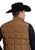 Roper Mens Poly Filled Performance Brown 100% Polyester Softshell Vest