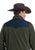 Roper Mens Solid Micro Olive/Blue 100% Polyester Fleece Jacket