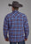 Roper Mens 2205 Sherpa Lined Blue 100% Cotton Tall L/S Shirt