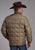 Roper Mens Insulated Western Khaki 100% Polyester Insulated Jacket