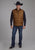 Roper Mens Insulated Western Caramel 100% Polyester Softshell Vest