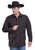 Roper Mens Barn Coat Black Poly/Spandex Softshell Jacket