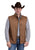 Roper Mens Hi-Tech Fleece Brown Poly/Spandex Softshell Vest