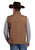 Roper Mens Hi-Tech Fleece Brown Poly/Spandex Softshell Vest