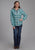 Roper Womens Thermal Lined Flannel Green 100% Cotton Jacket