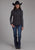 Roper Womens Technical Fleece Charcoal Fleece Softshell Vest