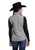 Roper Womens Bonded Fleece Cream/Grey Poly/Spandex Softshell Vest