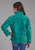 Roper Kids Girls Tropical Print Jade 100% Polyester Fleece Jacket