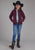 Roper Kids Girls Hi Tech Fleece Wine Polyester Softshell Jacket