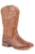 Roper Kids Unisex Texson Brown Faux Leather Cowboy Boots