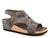Roper Womens Josie Aztec Vintage Grey Faux Leather Sandals Shoes