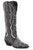 Roper Womens Phoebe Black Leather Cowboy Boots