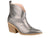 Roper Womens Adriana Western Silver Faux Leather Fashion Boots