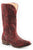 Roper Womens Judith Vintage Red Faux Leather Cowboy Boots