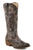Roper Womens Maria Vintage Grey Faux Leather 14in Cowboy Boots