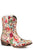 Roper Womens Ingrid Gold Multi Faux Leather Cowboy Boots