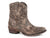 Roper Womens Short Stuff Vintage Brown Faux Leather Cowboy Boots