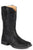 Roper Womens Starlit Black Faux Leather Cowboy Boots