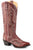 Roper Womens Brandy Vintage Red Goat Leather Cowboy Boots