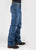 Tin Haul Mens Regular Joe Angle Embroidered Blue 100% Cotton Jeans