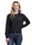 Tin Haul Womens Script With Succulents Black Poly/Cotton L/S T-Shirt