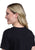 Tin Haul Womens Horseshoe With Scenery Black Cotton Blend S/S T-Shirt