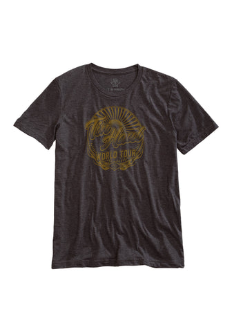 Tin Haul Unisex World Tour Charcoal Grey 100% Cotton S/S T-Shirt
