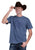 Tin Haul Unisex Name In Lights Sign Vintage Blue 100% Cotton S/S T-Shirt