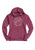 Tin Haul Womens Buckin Bronc Rider Wine Cotton Blend Hoodie