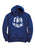 Tin Haul Womens Bubble Logo Royal Blue Cotton Blend Hoodie