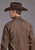 Stetson Mens 2232 Vintage Ornamental Brown 100% Cotton L/S Shirt