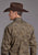 Stetson Mens San Antonio Paisley Brown 100% Cotton L/S Shirt