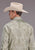 Stetson Mens Sand Dollar Paisley Brown 100% Cotton L/S Shirt