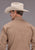 Stetson Mens 2516 Spice Mosaic Brown 100% Cotton L/S Shirt