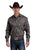 Stetson Mens 2575 Fall Paisley Brown 100% Cotton L/S Shirt