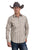 Stetson Mens 2679 Frontier Wallpaper Brown 100% Cotton L/S Shirt